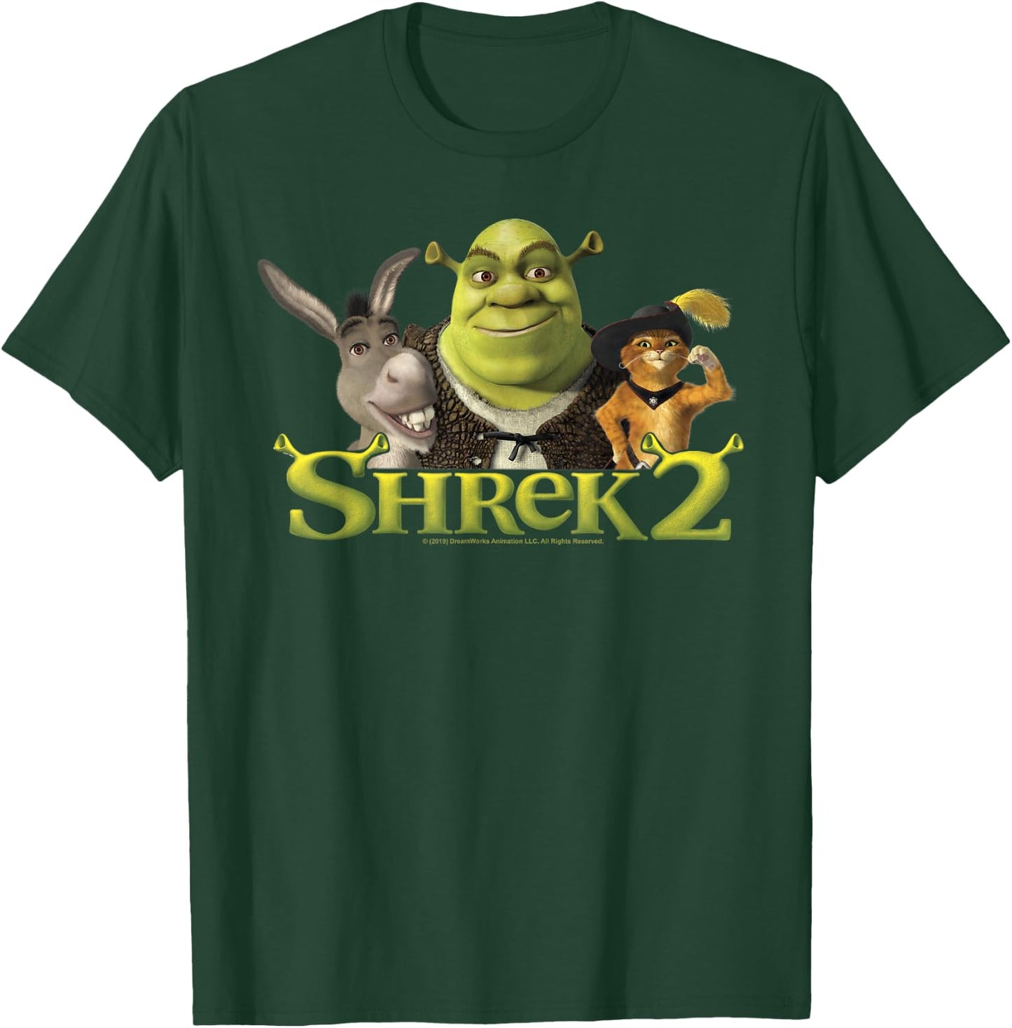 Shrek 2 Donkey & Puss in Boots Best Friends T-Shirt - T-Shirt | Forest