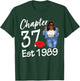 Chapter 37 Est 1989 37th Birthday Afro Black Queen T-Shirt - T-Shirt | Forest