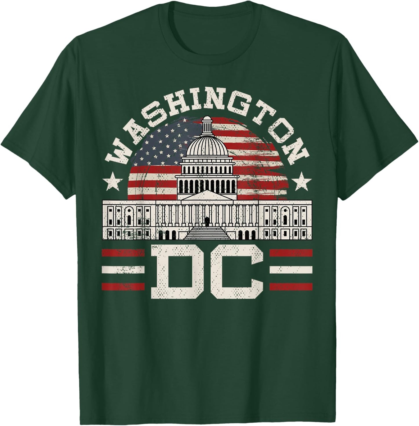 Love Washington DC USA Gift Design Idea Small T-Shirt - T-Shirt | Forest