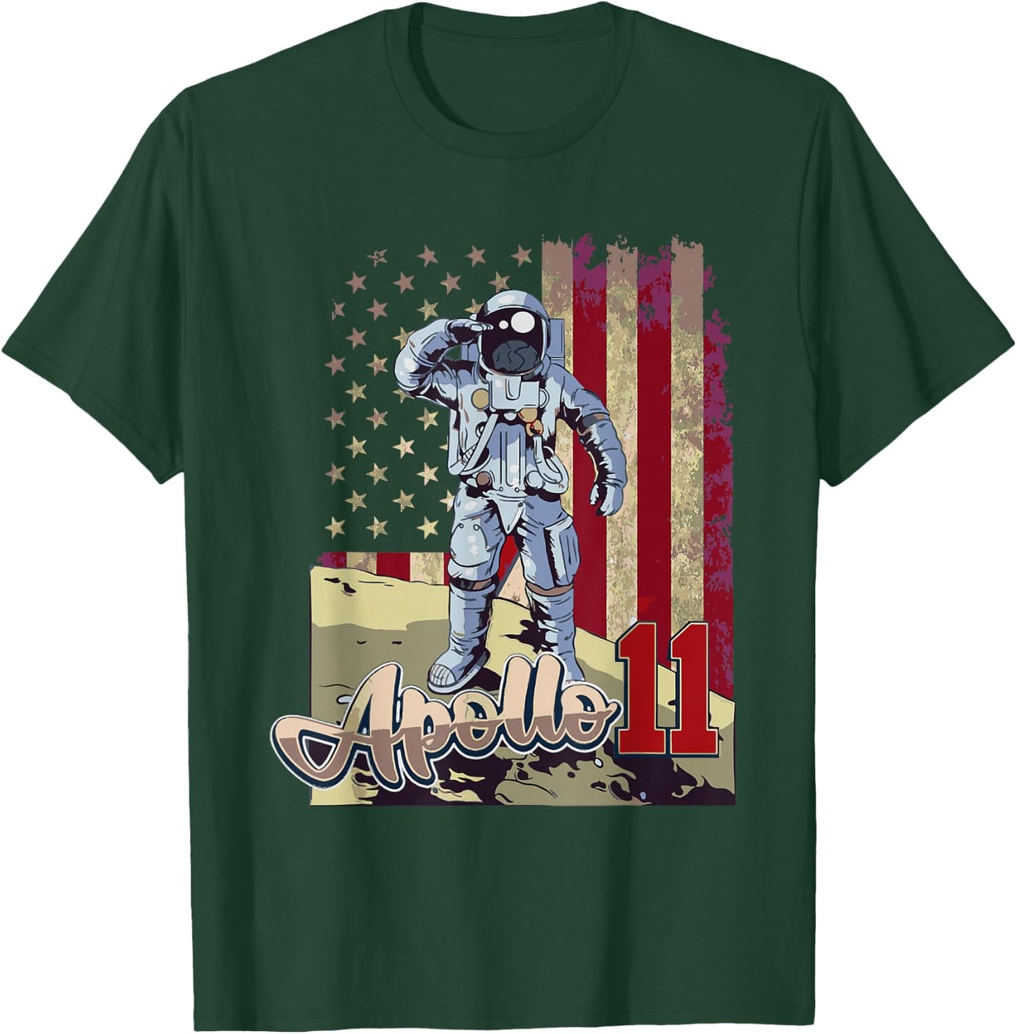 Apollo 11 50th Anniversary Moon Landing 1969 2019 T-Shirt - T-Shirt | Forest