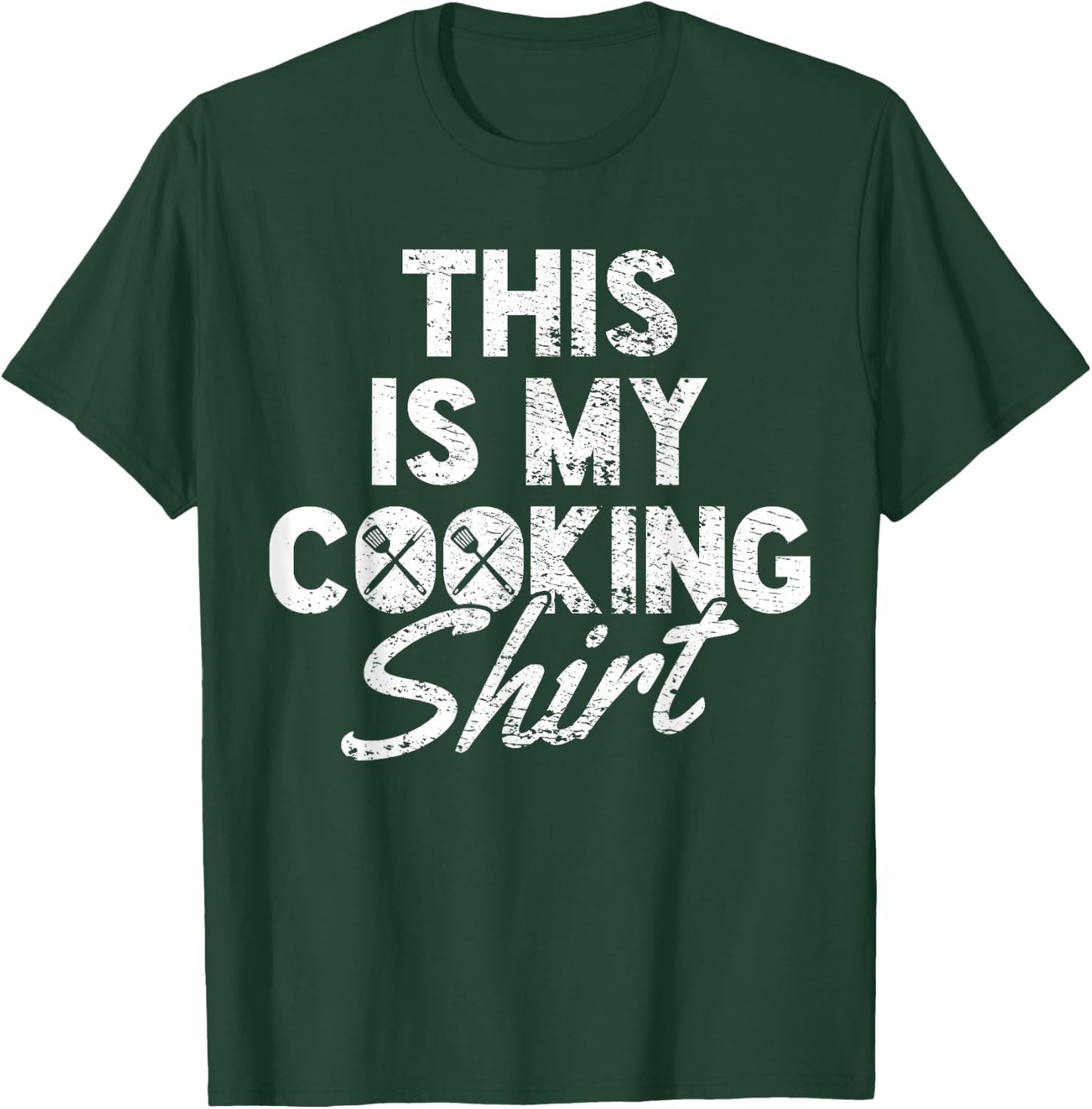 Cooking Cook Chef Vintage T-Shirt - T-Shirt | Forest