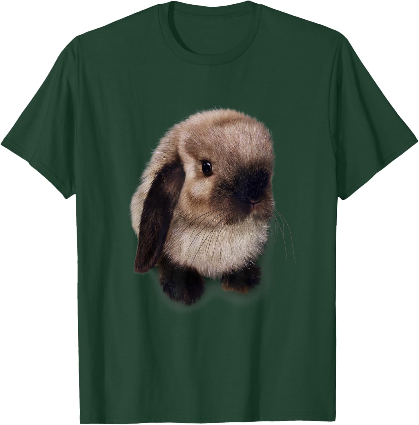 Siamese Holland Lop Bunny, Rabbit T-Shirt - T-Shirt | Forest