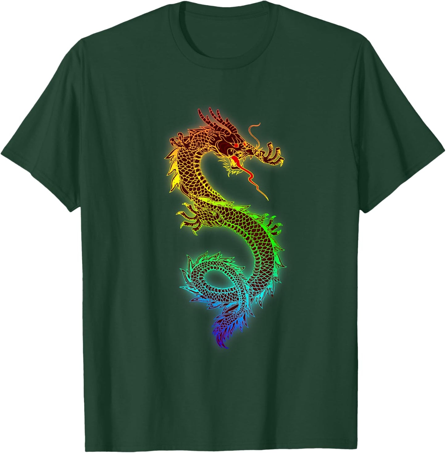 Dragon Shirt Chinese New Year Folklore Gift T-Shirt - T-Shirt | Forest