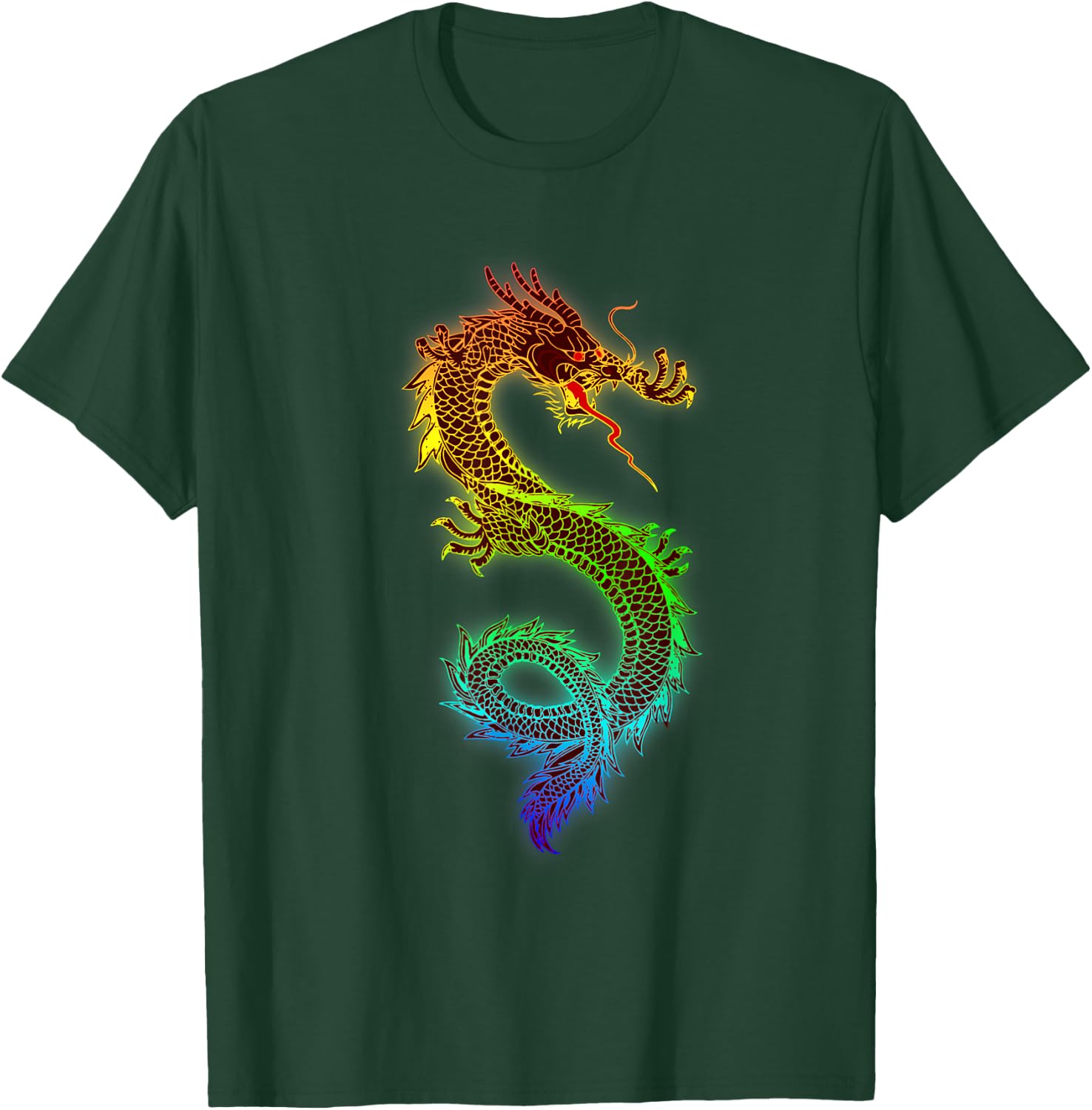 Dragon Shirt Chinese New Year Folklore Gift T-Shirt - T-Shirt | Forest