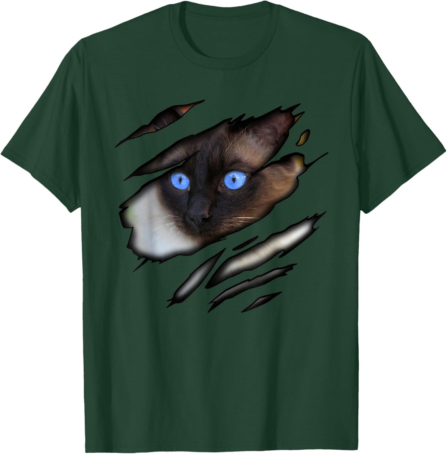 Siamese Cat in me design, Cadesign, Purebred Cat T-Shirt - T-Shirt | Forest