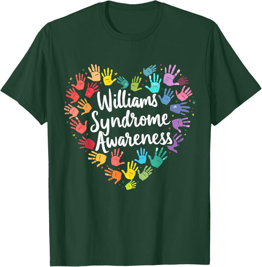 Williams Syndrome Warrior Awareness T-Shirt - T-Shirt | Forest