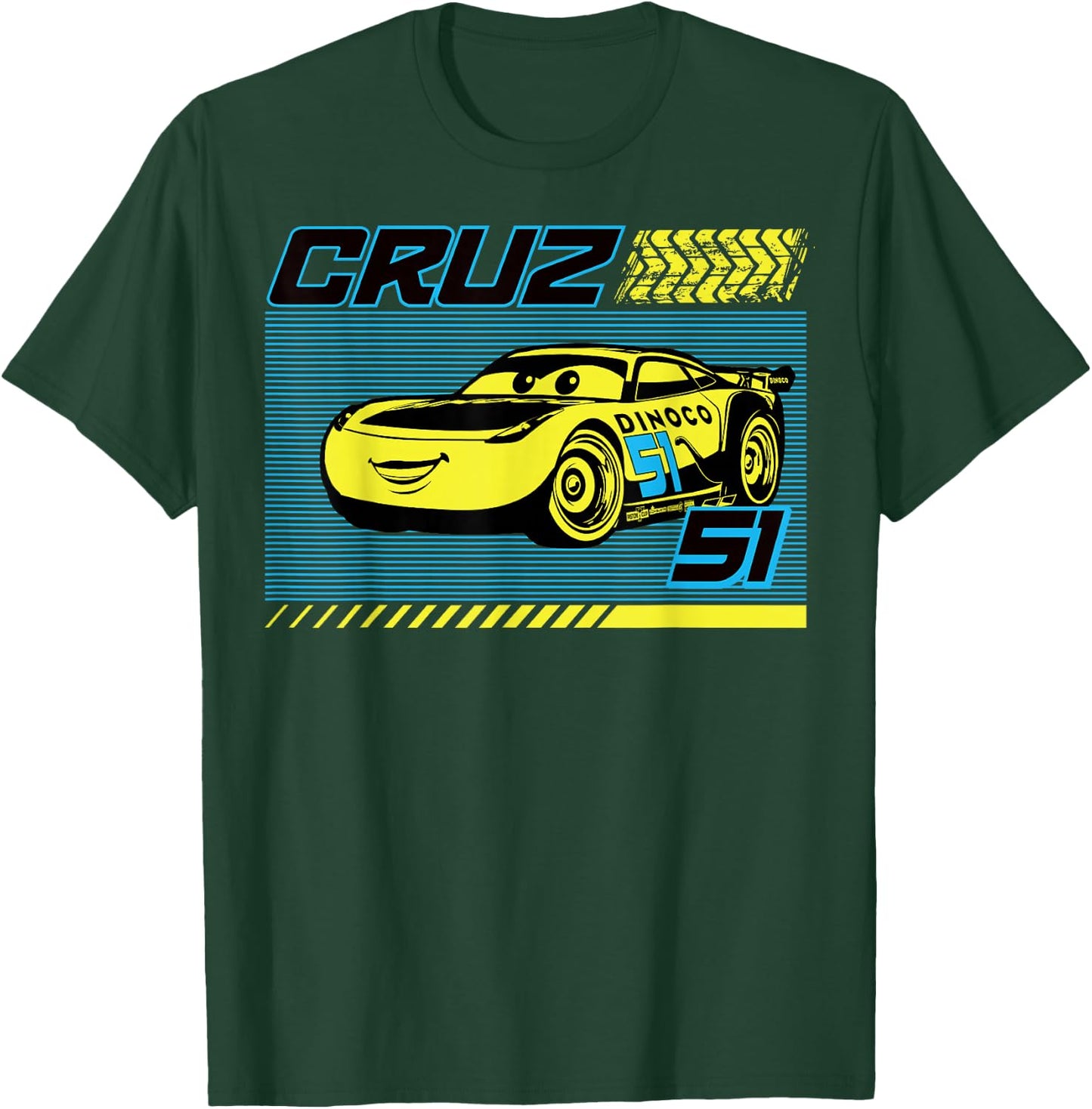 Disney Pixar Cars Dinoco Cruz Ramirez Small T-Shirt - T-Shirt | Forest