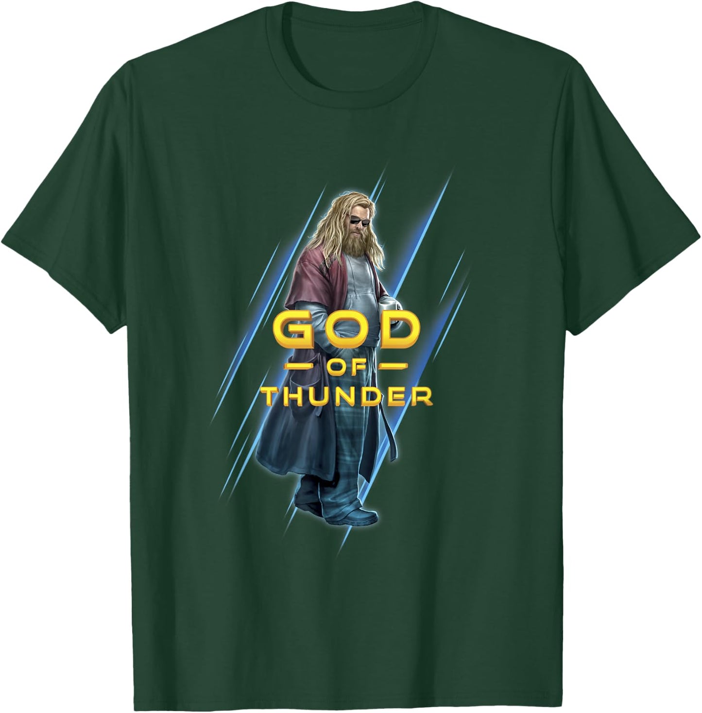 Marvel Avengers: Endgame Thor God Of Thunder Portrait T-Shirt - T-Shirt | Forest