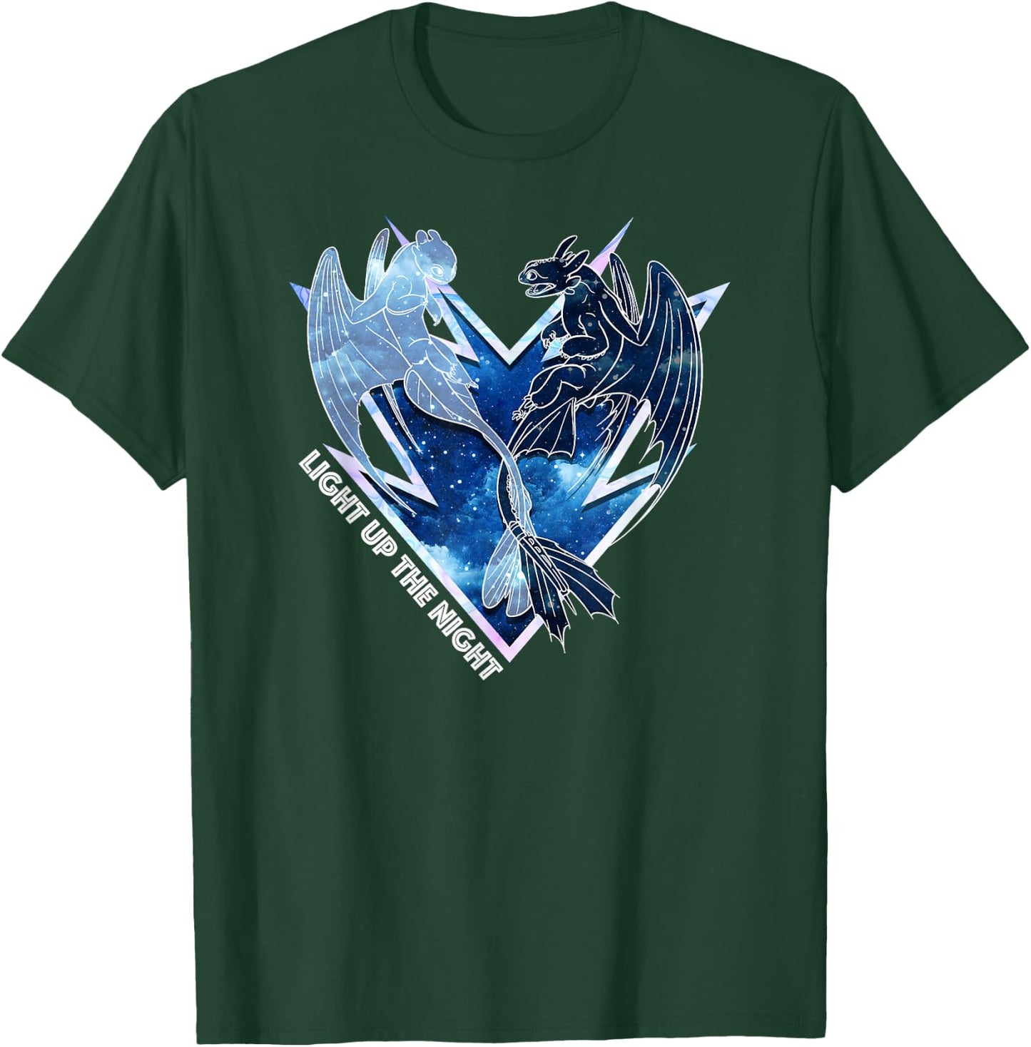 How to Train Your Dragon 3 Light Up The Night T-Shirt - T-Shirt | Forest