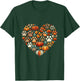 Cute Dog Cat Paw Print Pumpkin Autumn Leaf Fall Thanksgiving T-Shirt - T-Shirt | Forest