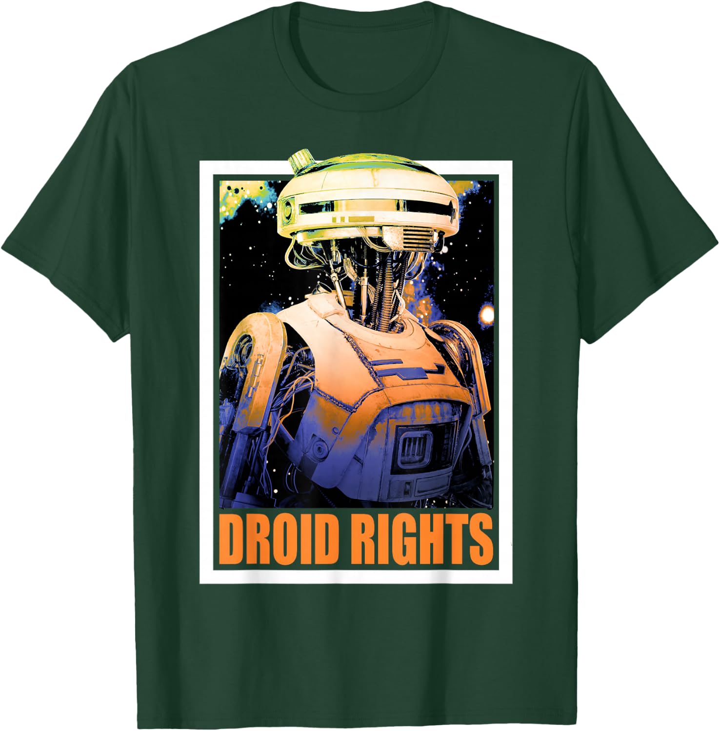 Star Wars Han Solo Movie L3-37 Droid Rights Graphic T-Shirt - T-Shirt | Forest