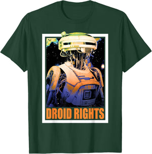 Star Wars Han Solo Movie L3-37 Droid Rights Graphic T-Shirt - T-Shirt | Forest