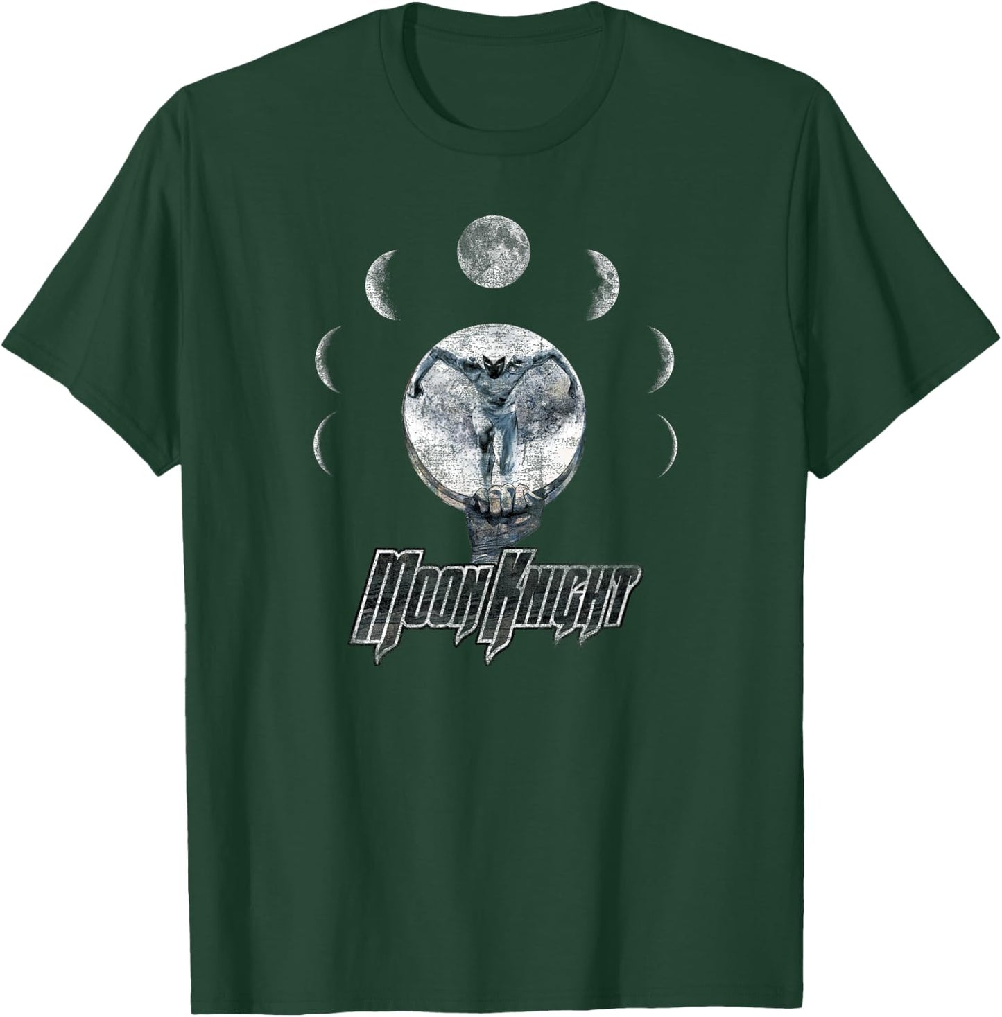 Marvel Moon Knight Epic Moon Phase Badge Graphic T-Shirt - T-Shirt | Forest