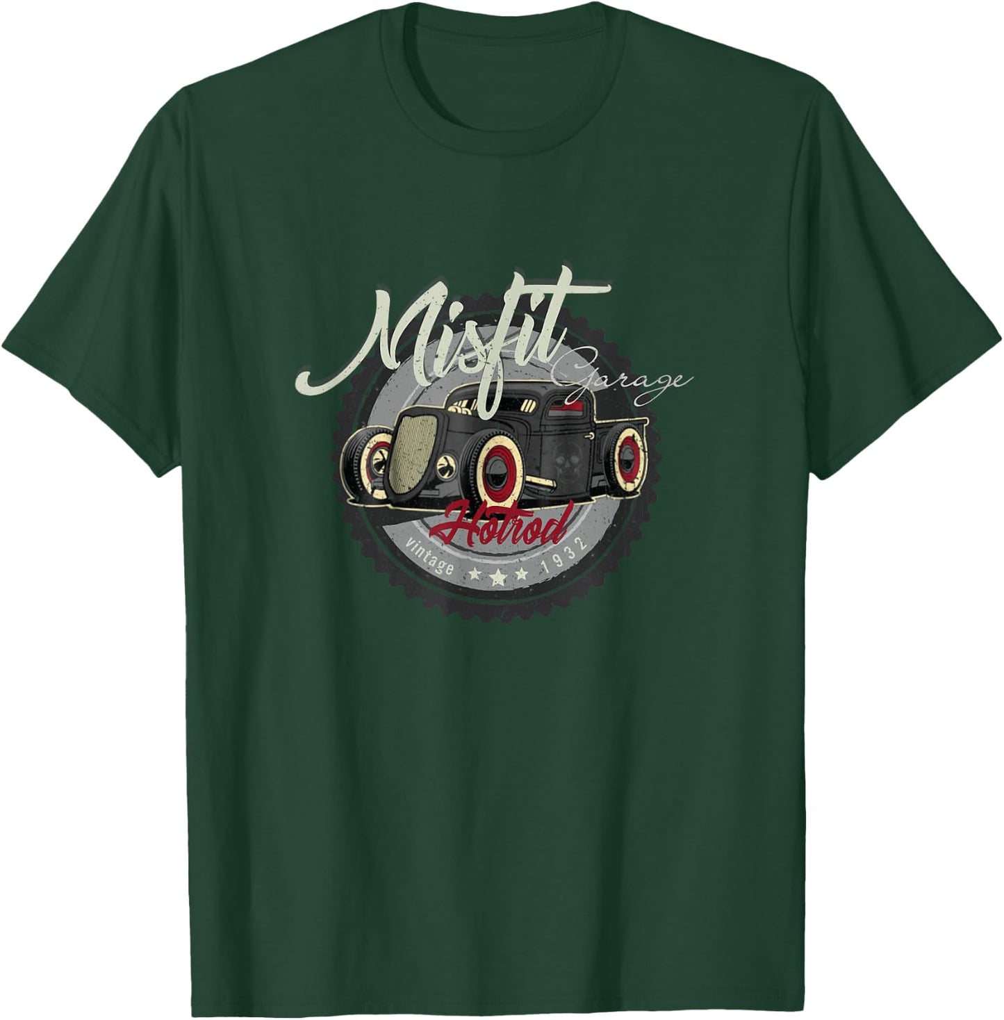 Misfit Garage Hot rod 1932 vintage T-Shirt - T-Shirt | Forest