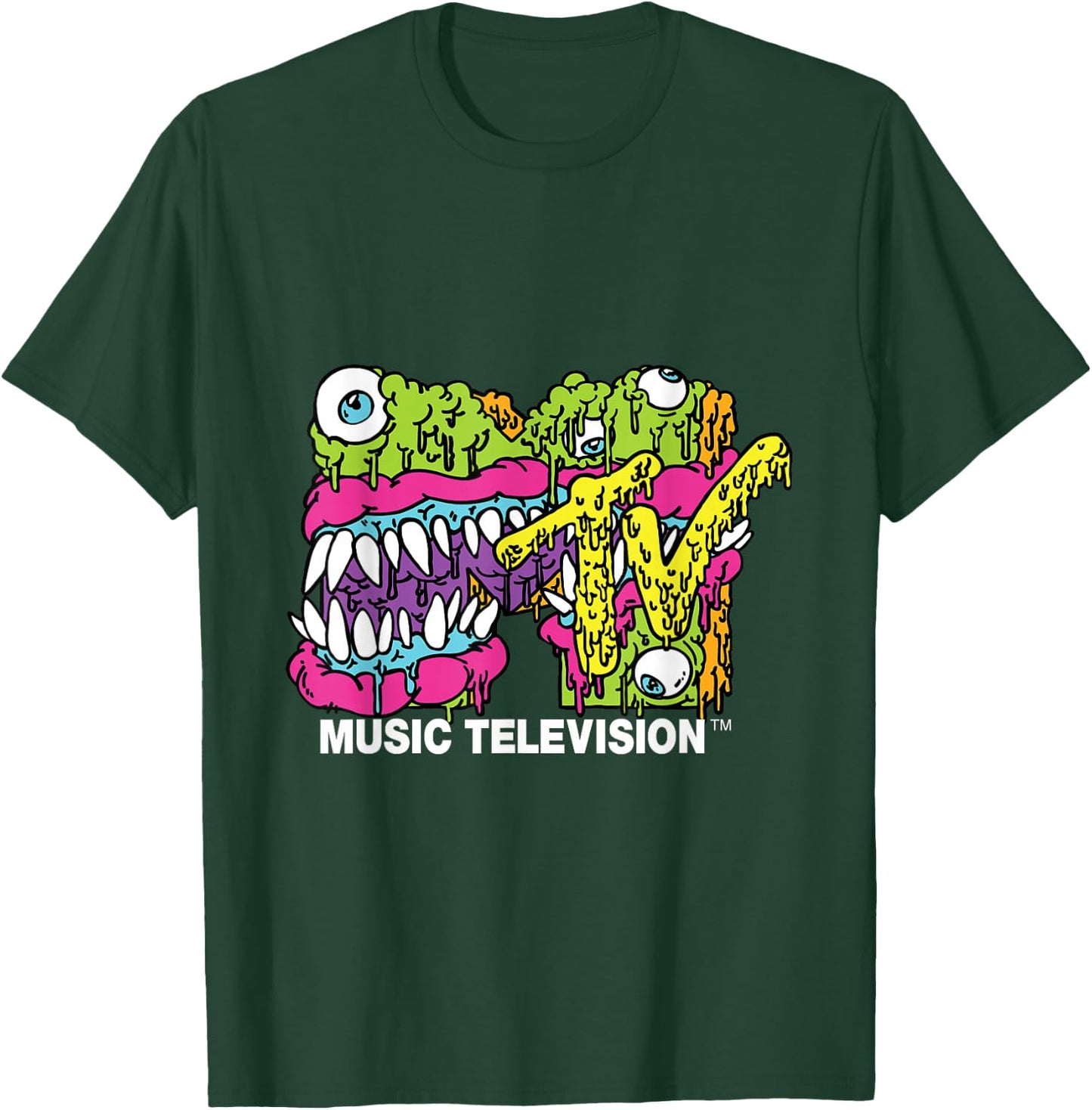 MTV Classic Logo Moster Design T- Shirts T-Shirt - T-Shirt | Forest
