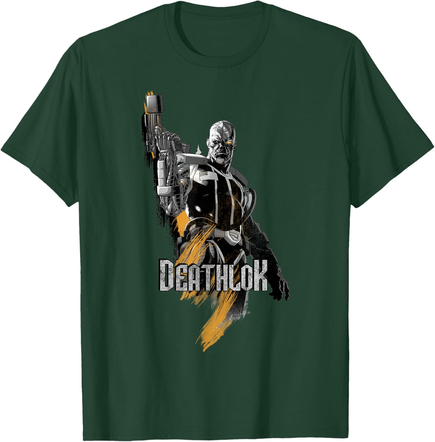 Marvel X-Men Deathlok Paint Texture Graphic T-Shirt - T-Shirt | Forest