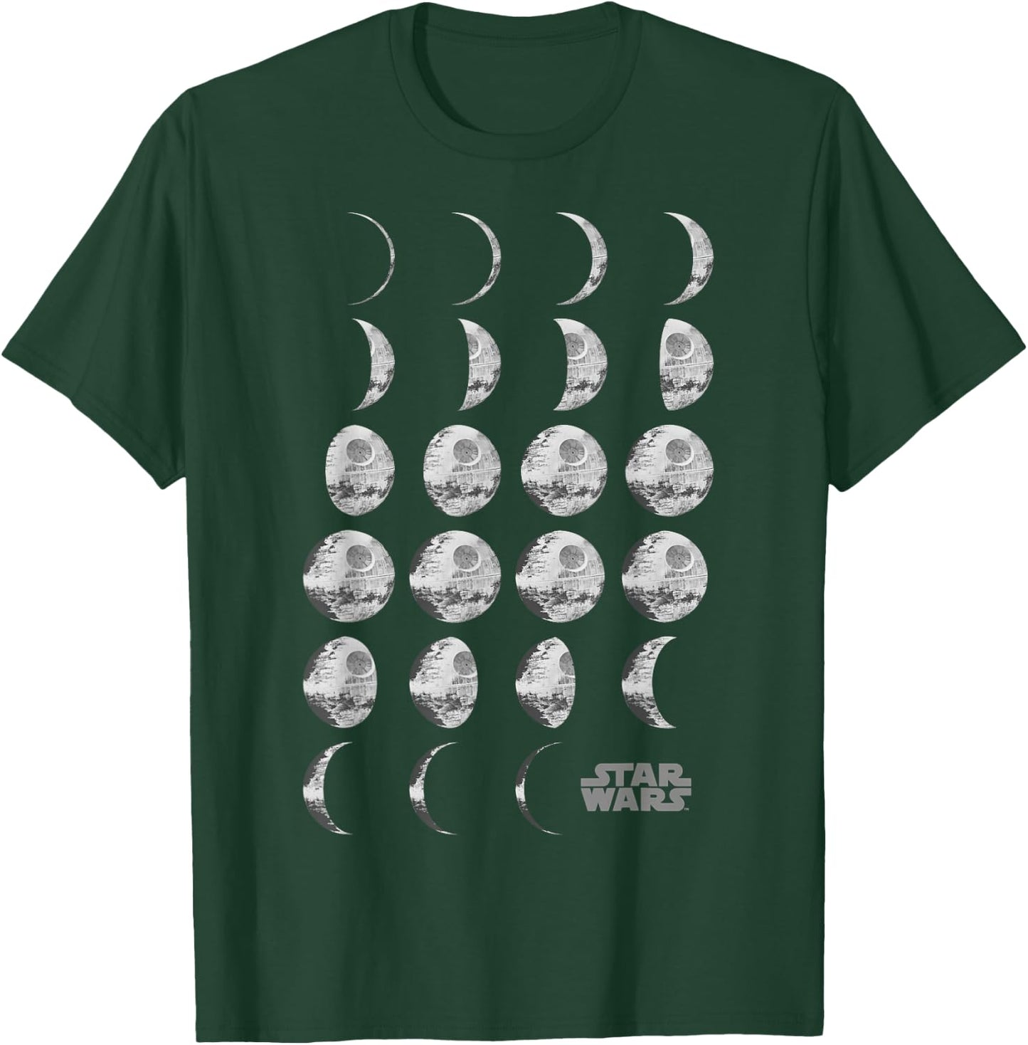 Star Wars Death Star Moon Phases T-Shirt - T-Shirt | Forest