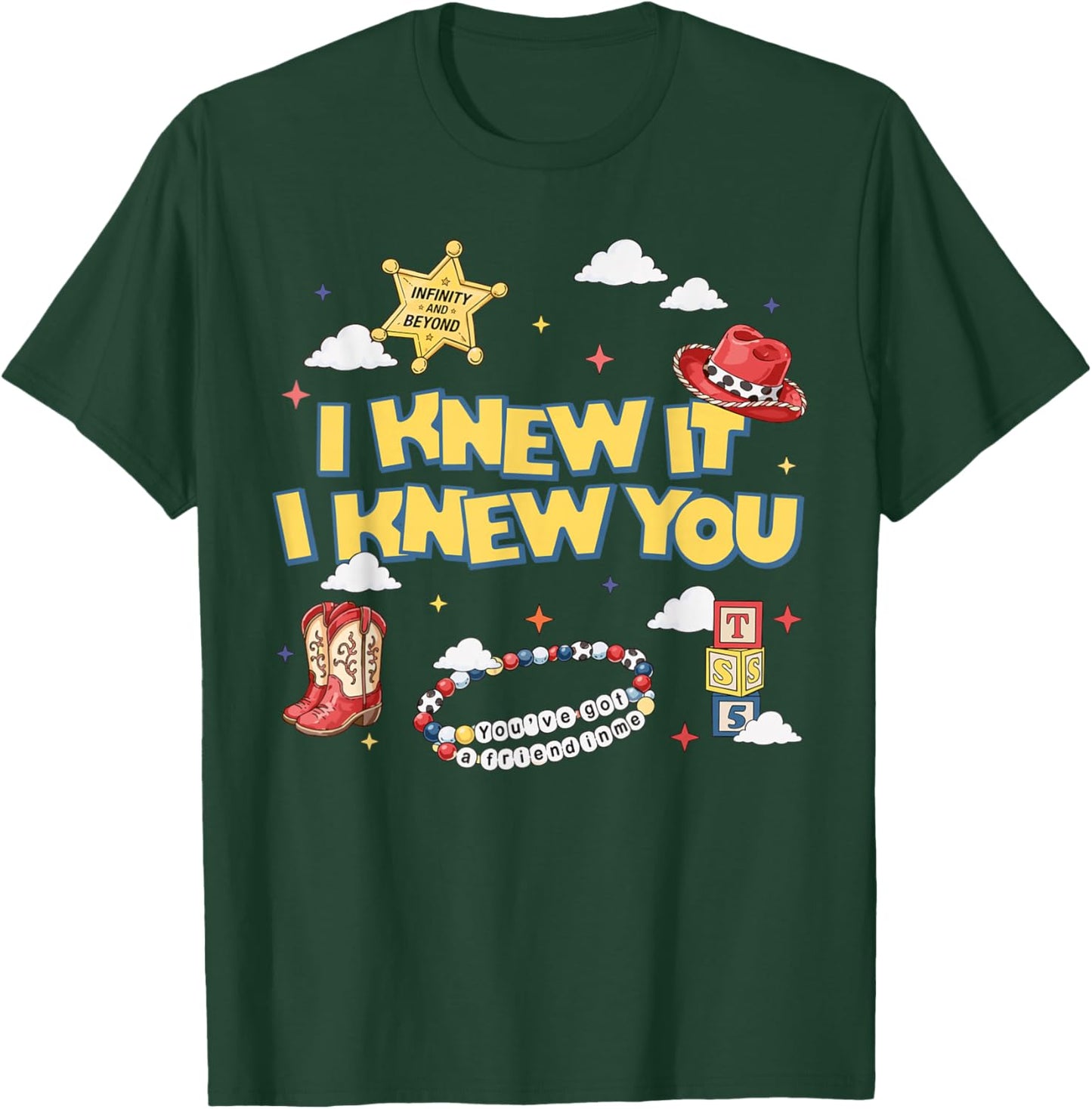 I Knew It I Knew You Funny Western Cowgirl T-Shirt - T-Shirt | Forest