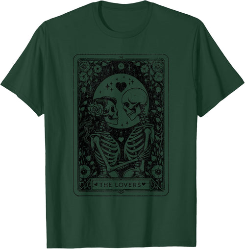 The Lovers Tarot Cards Skeleton Men Women Tarot Card