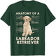 Funny Anatomy of a Labrador Retriever Graphic with Saying T-Shirt - T-Shirt | Forest