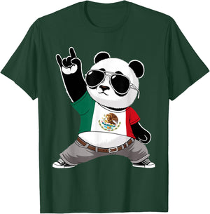 Mexican Flag Men Women Kids Mexico T-Shirt - T-Shirt | Forest