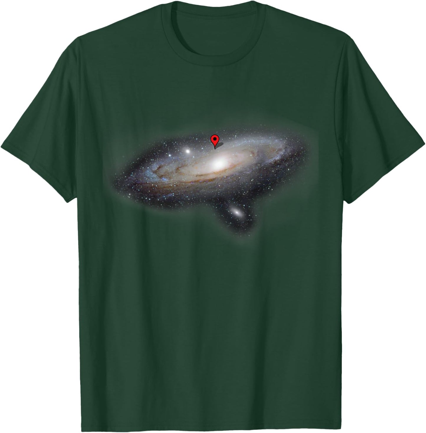 You are Here Funny Astronomy Planets Galaxy Universe Shirt T-Shirt - T-Shirt | Forest