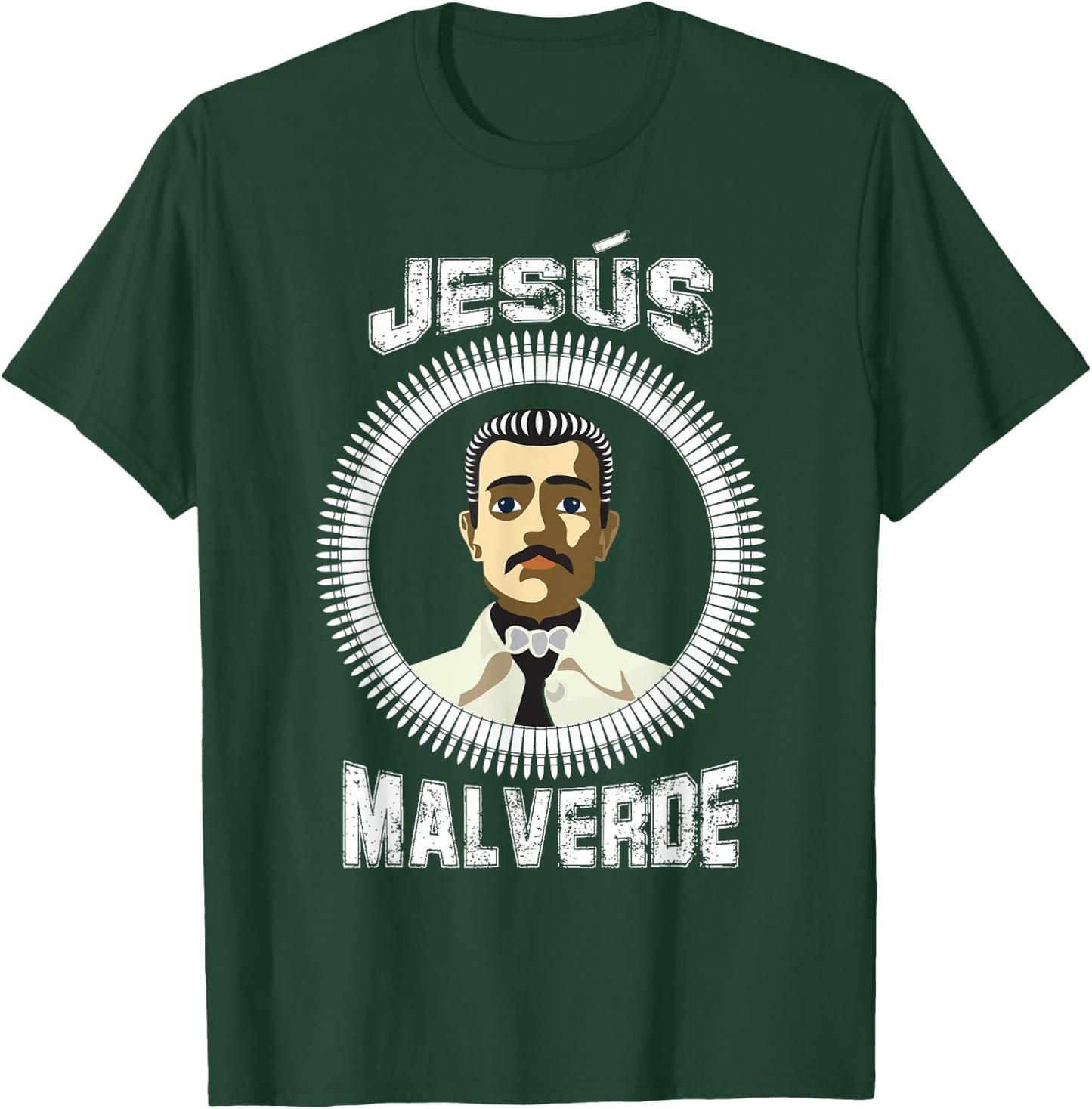 Jesus Malverde Mexican Hero Angel Of The Poor Shirt T-Shirt - T-Shirt | Forest