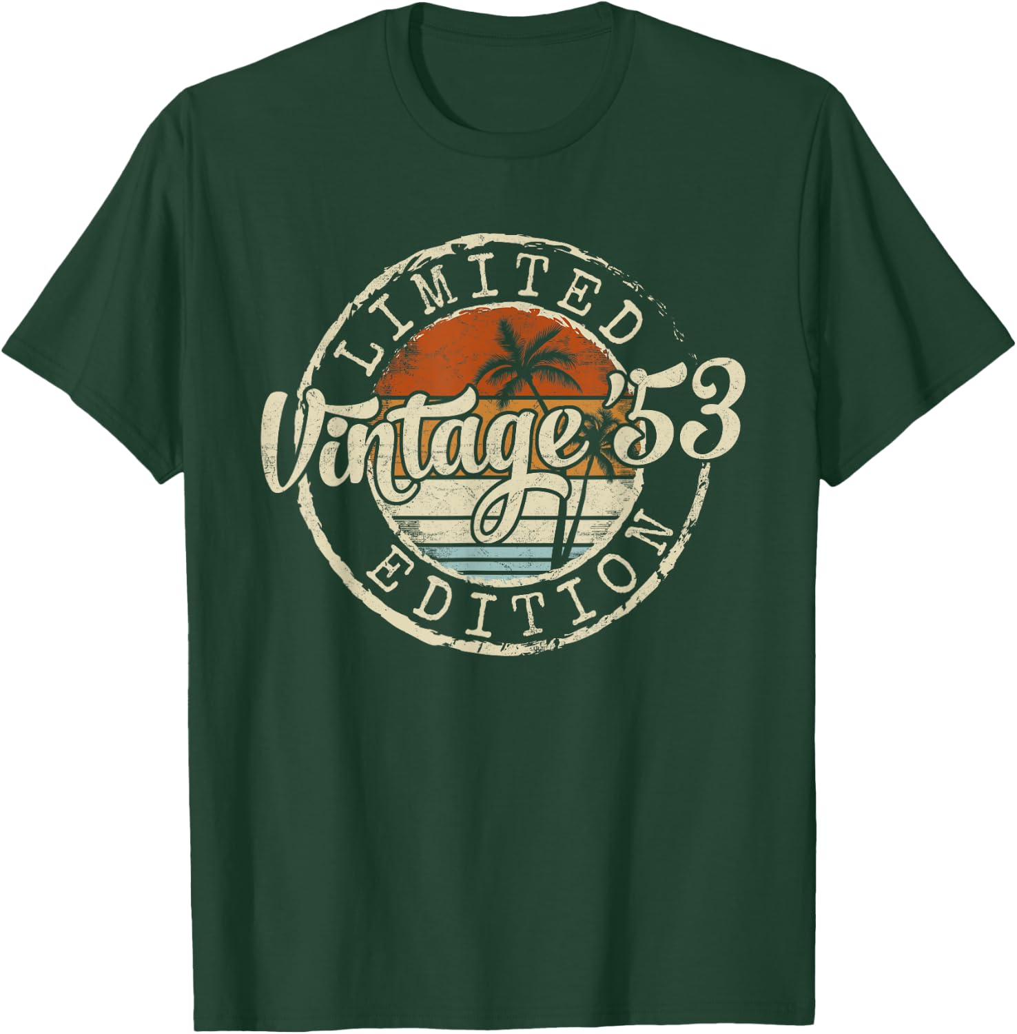 Vintage 1953 72nd Birthday Gifts Women 72 Year Old T-Shirt - T-Shirt | Forest
