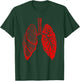Anatomy Drawing Pulmonologist, Respiratory Lungs Gift T-Shirt - T-Shirt | Forest