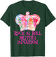 Rock N Roll Music British Invasion Crown Shirt T-Shirt - T-Shirt | Forest
