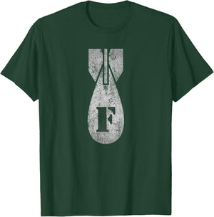 Vintage F-Bomb Funny T-Shirt - T-Shirt | Forest