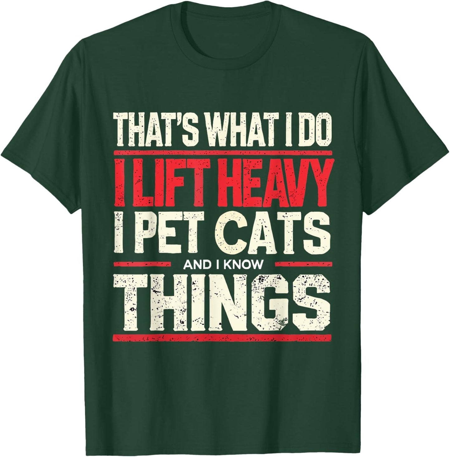 Funny Gym Workout Weightlifting Cat Animal Themed Quote Women T-Shirt - T-Shirt | Forest