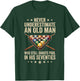 Never Underestimate an Old Man Shoots Pool in His Seventies T-Shirt - T-Shirt | Forest