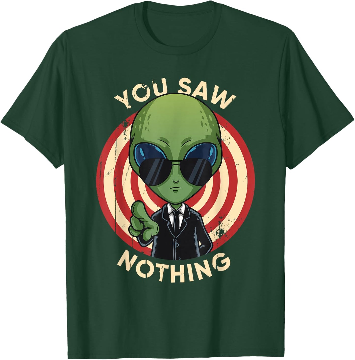 Storm Area 51 They Can't Stop Us All Alien You Saw Nothing T-Shirt - T-Shirt | Forest