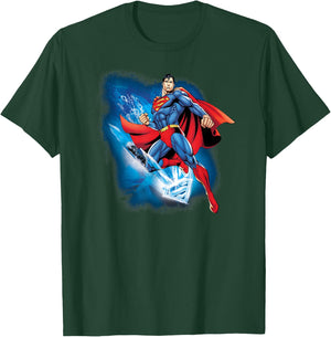 Superman Crystallize T-Shirt - T-Shirt | Forest
