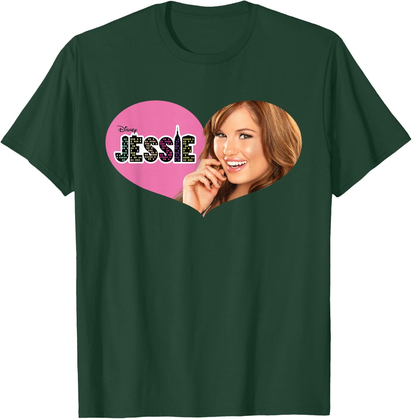 Disney Channel Jessie Pink Heart T-Shirt - T-Shirt | Forest