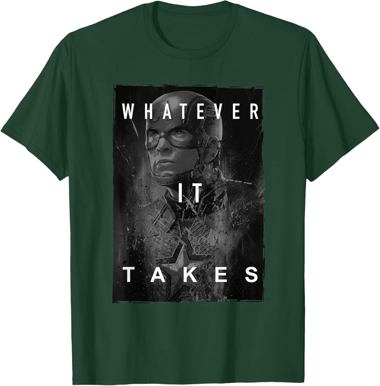 Avengers Endgame Captain America What Ever It Takes Poster T-Shirt - T-Shirt | Forest