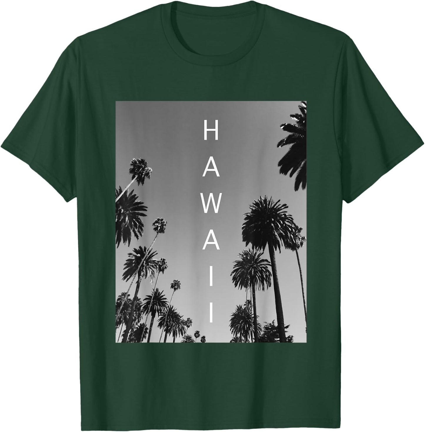 Hawaiian Shirts With Palm Trees Cool Hawaii Vacation GIfts T-Shirt - T-Shirt | Forest