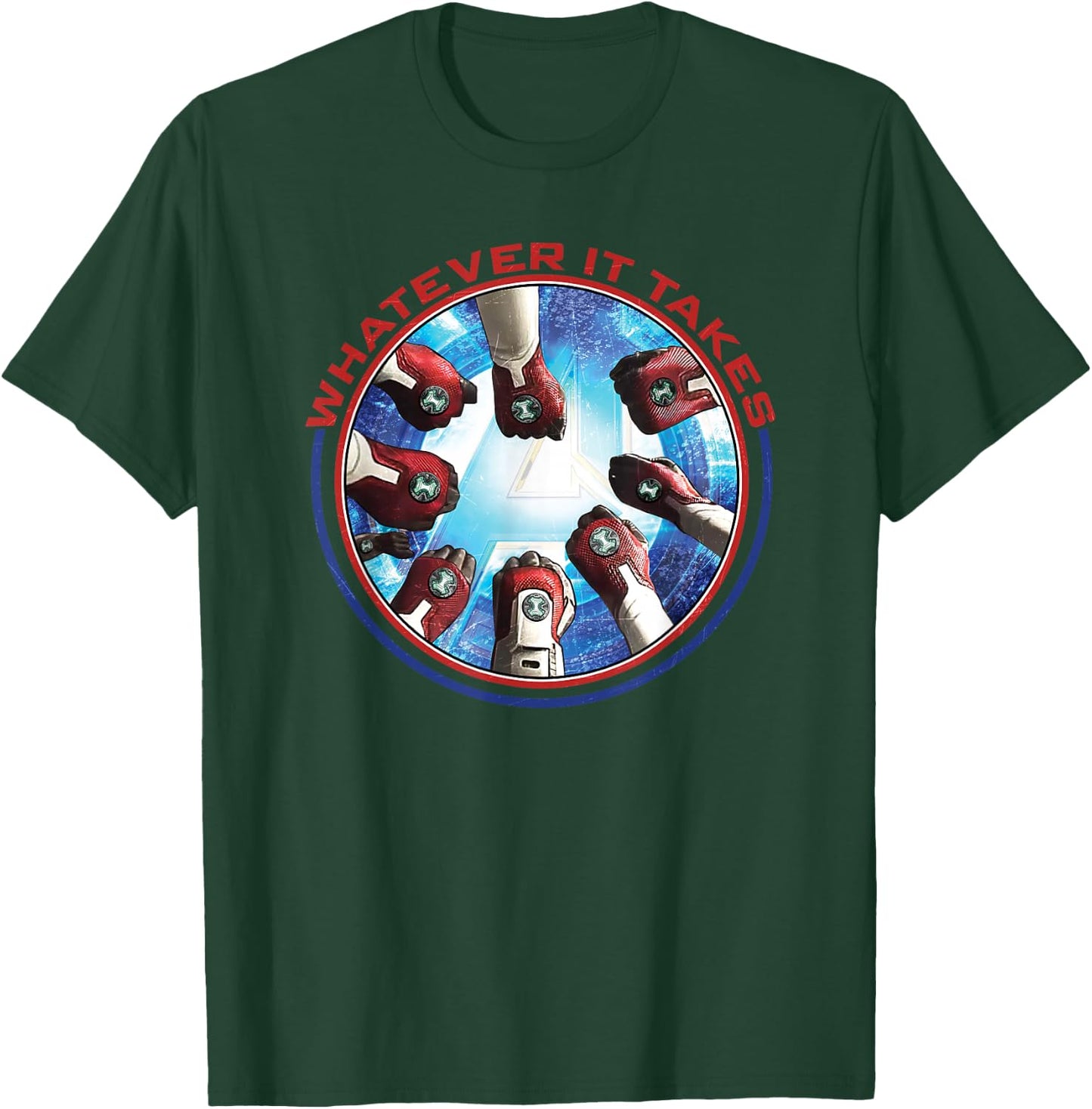 Marvel Avengers Endgame Whatever It Takes Hands in Portrait T-Shirt - T-Shirt | Forest