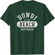 Vintage College Style Bondi Beach Australia Graphic Design T-Shirt - T-Shirt | Forest