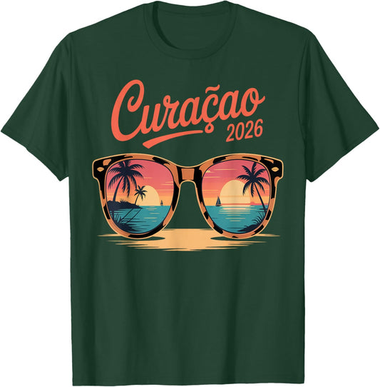Family Cruise Curaçao Vacation Friends Matching Crew 2026 T-Shirt - T-Shirt | Forest