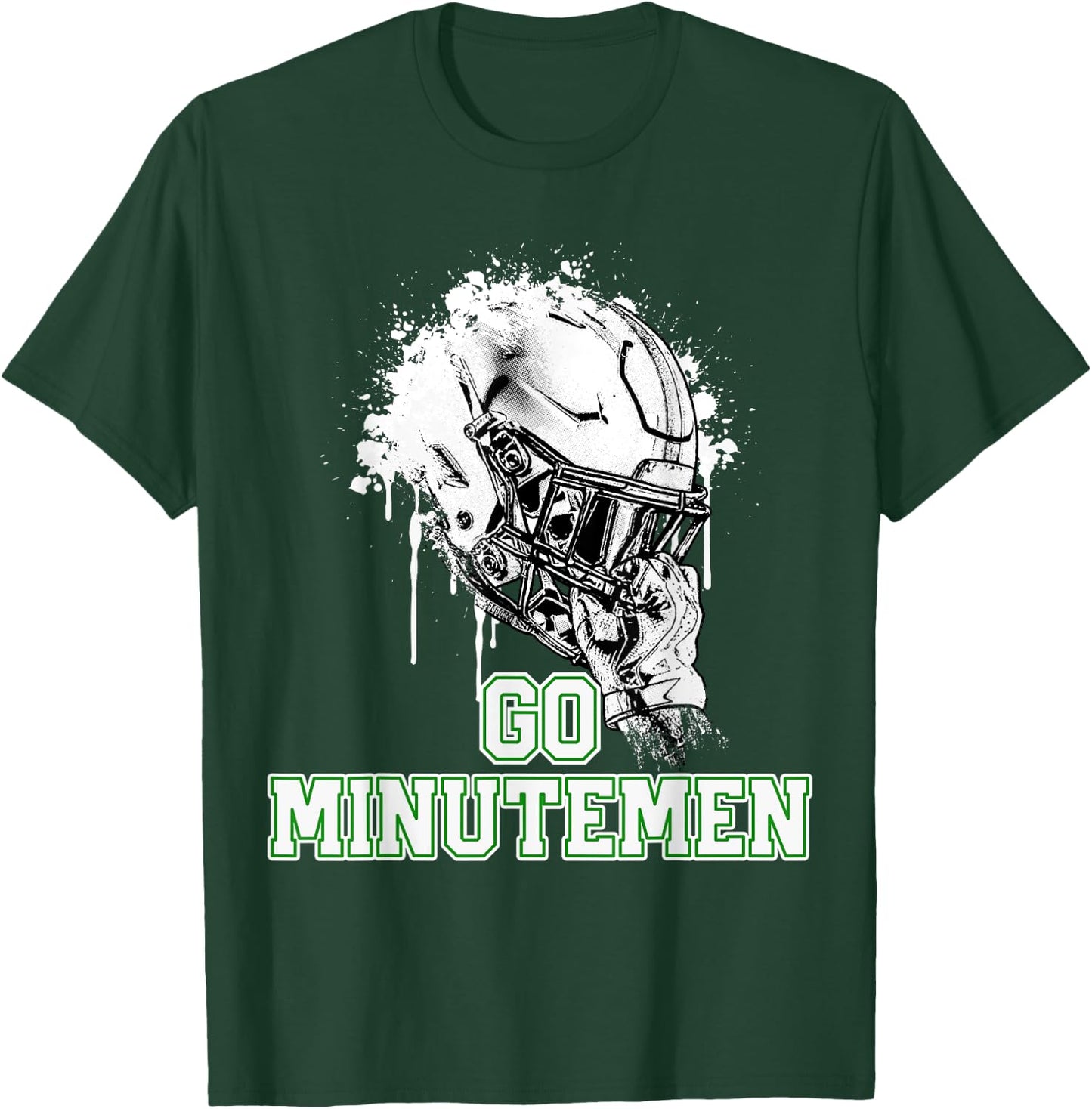 Concord Minutemen Rising Helmet GO! T-Shirt - T-Shirt | Forest