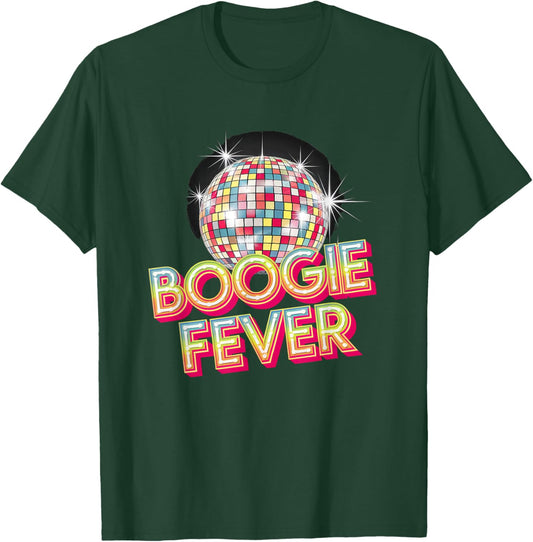 Disco Ball Vintage Retro boogie fever discoball cool party T-Shirt - T-Shirt | Forest