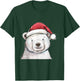 Christmas Holiday Season Xmas Polar Bear T-Shirt - T-Shirt | Forest
