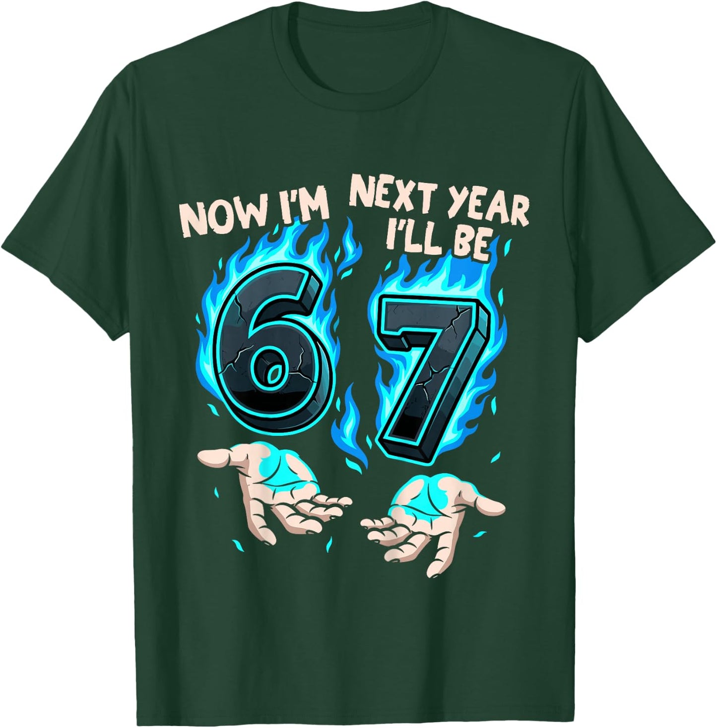 6 Year Old Birthday Boys Kids Now I'm 6 Next Year I'll be 7 T-Shirt - T-Shirt | Forest