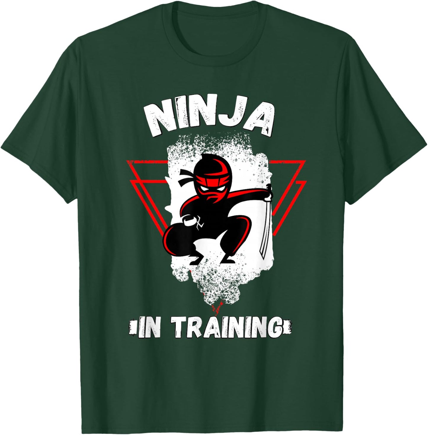 Ninja in Training - Perfect Ninja T Shirt for Kids & Adults T-Shirt - T-Shirt | Forest