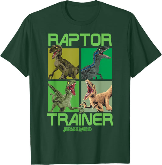 Jurassic World Raptor Trainer Dino Boxes T-Shirt - T-Shirt | Forest