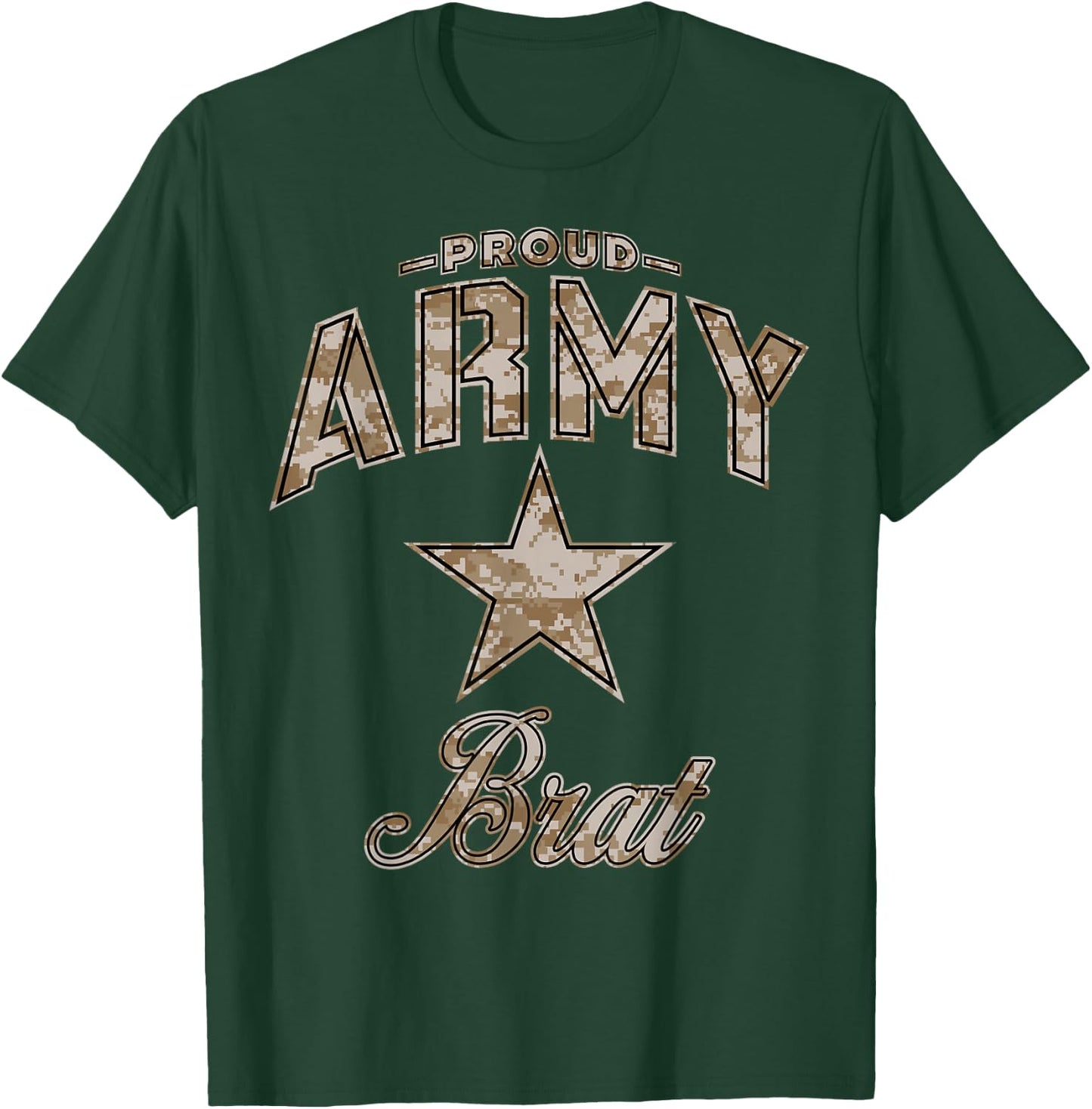 Army Brat Shirts (Camo) T-Shirt - T-Shirt | Forest
