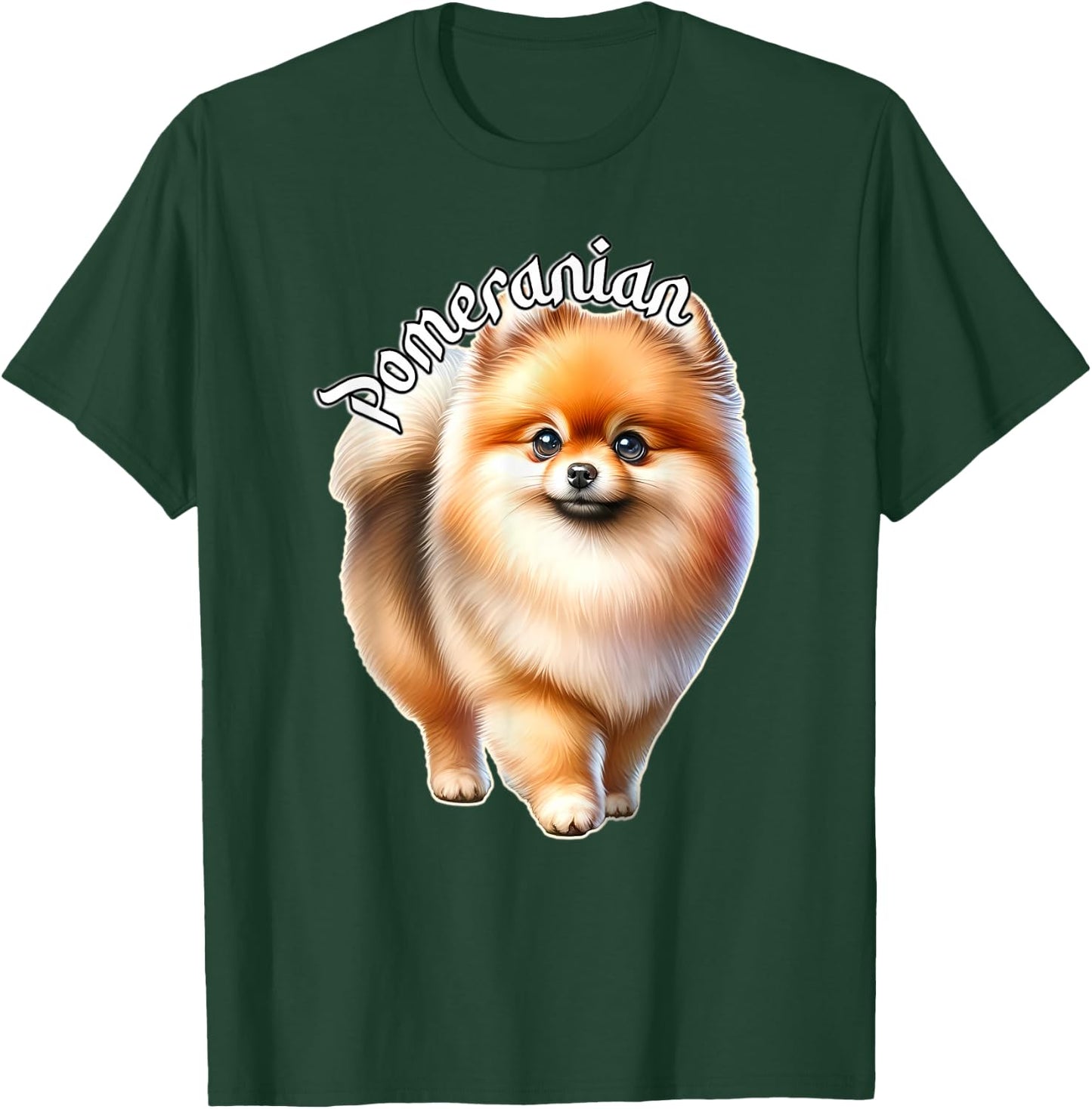 Pomeranian x Cute Pomeranian Dog T-Shirt - T-Shirt | Forest