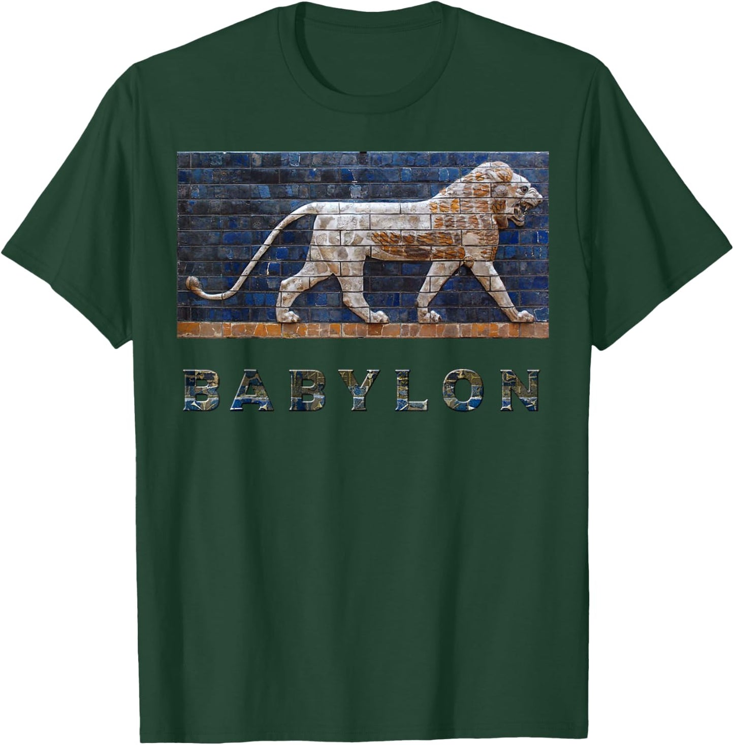 G.Y Production Kids Black Lion Print T-Shirt - T-Shirt | Forest